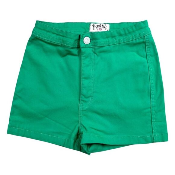 Swank A Posh Green Shorts Womens Sz. M - Picture 1 of 6
